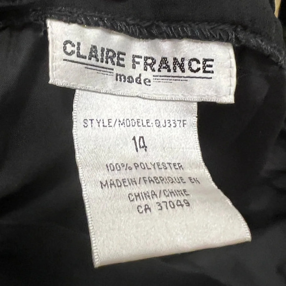 Black layered gothic style skirt size 14 - Picture 8 of 8